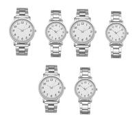 SOIMISS 6pcs Quality Watch Stainless Couples Watch for Daily Use Outdoor Activities