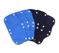 SOIMISS 6pcs Safety Helmet Sweatband Clip-on Polyester Washable Reusable Absorbent Helmet Pad for Construction Workers and Outdoor Use