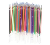SOIMISS 72Pcs Multi Function Colored Pen Refills Set DIY Gel Pen Refills for Drawing Doodling No Ink Leakage Smooth Writing for Students Artists Color Assortment