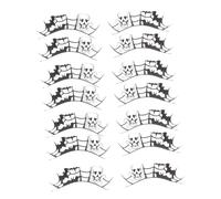 SOIMISS 7pairs Halloween Fake Eyelashes for Party and Stage Makeup Creative Art Eyelashes Cluster Lashes for Women