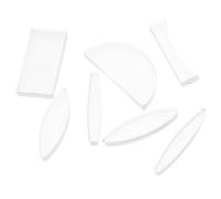 SOIMISS 7Pcs Acrylic Physics Teaching Lens Set Concave Convex Optical Science Experiment Tools for Classroom Lab Demonstration Light Transmission