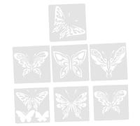 SOIMISS 7PCS Butterfly Painting Stencils Reusable Art Templates for DIY Crafting Drawing Shapes Durable and Safe Creative Tracing Kit