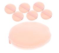 SOIMISS 7pcs Double Sided Wet and Dry Powder Foundation Puff with Strap Durable Cosmetic Tools for Smooth Application and Easy Cleaning