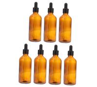 SOIMISS 7pcs Glass Dropper Bottles Reusable Essential Oil Bottles Medicine Storage for Travel Accessories
