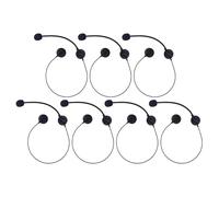 SOIMISS 7pcs Pretend Microphone Prop for Party and Stage Performance Fake Headset Mic Costume Accessory for K-pop Concert Halloween Cosplay and Photo Booth Fun