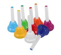 SOIMISS 8 Pcs Musical Hand Bells Colorful Note Percussion Instruments Safe Educational for Family Activities Schools and Churches