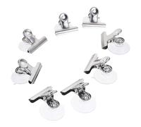 SOIMISS 8 Pcs Suction Cup Clip Heavy Duty Window Sign Holder for Smooth Surfaces for Displaying Crafts and Decorations No Marks Residue