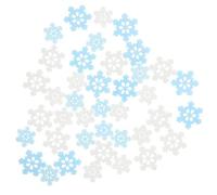 SOIMISS 80pcs Adorable Snowflake Resin Charms Flatback Charms for DIY Phone Case Christmas Decorations Craft Supply