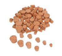 SOIMISS 80pcs Assorted Tapered Cork Plugs Natural Elastic Wine Bottle Stoppers with Fit for DIY Crafts Essential Oils Apothecary Jars Science Experiments Snug Seal to Prevent Spills