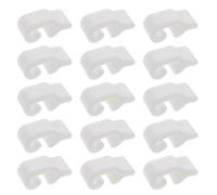 SOIMISS 80pcs White Cabinet Door Catch Clips Panel Joining Connectors Detachable Wire Cage Latches for Pet Playpen DIY Storage Shelves Wardrobe Assembly