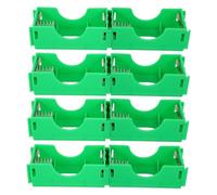 SOIMISS 8Pcs Abs Physics Battery Holder Box Electrical Experiment Teaching Tool for D Cell Batteries Science Lab Accessories for Circuit Learning