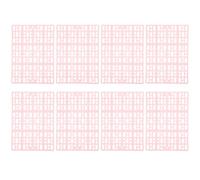 SOIMISS 8pcs Anti-skid Plastic Rabbit Cage Foot Cushions and Splicing Pet Mat for Cage and Bathroom Use Sturdy Pink Rabbit Floor Mat for Small Pets