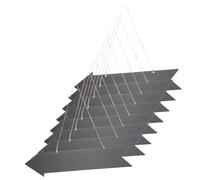 SOIMISS 8Pcs Double Sided Erasable Arrow Door Signs Hanging Directional Boards with Durable Lanyard for Office Shop Cafe Bakery Restaurant DIY Writable Blackboard