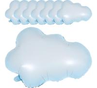 SOIMISS 8Pcs Foil Cloud Balloons Party Decorations Set for Birthday and Wedding, Airplane Theme Cloud Decor Balloons for Event Layout