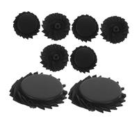 SOIMISS 8pcs Folding Umbrella Top Screw Cap Parasol End Caps Umbrella Screw Top Repair Replacement Tips Parasol End Plastic Black