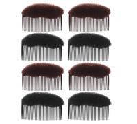 SOIMISS 8pcs Hair Volume Cushion Comb for Women Portable Nylon Hair Base Insert with Comfortable Fit for Travel and Commutes and Styling Accessory