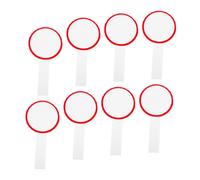 SOIMISS 8Pcs Handheld Scoreboards Writable Dry Erase Paddles for Voting Scoring Judges with Wear Material Stable Structure Practical and Safe Design
