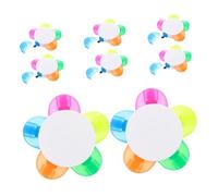 SOIMISS 8pcs Kawaii Mini Petal Highlighters for Cute Flower Shaped Fluorescent Pens with Smooth Grip Bright and Markers for School Art Projects and Office Use