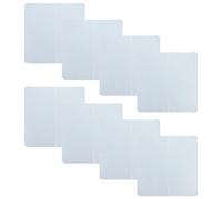 SOIMISS 8pcs Large Screen Cleaning Cloth Microfiber for Eyeglass Lens Tablets Phones Laptops Cameras Reusable for Home Use