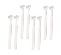 SOIMISS 8Pcs Manual Dog Toothbrushes with Supple Bristles Durable and Comfortable Long Handle for Pet Teeth Cleaning for Dogs and Cats