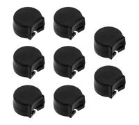 SOIMISS 8pcs Rubber Thumb Rest Cushion Saxophone Finger Rest Clarinet Thumb Pad Replacement Cushion for Woodwind Instrument Players
