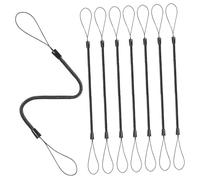 SOIMISS 8pcs Stylus Tether Elastic Pen Lanyard Retractable Cord for Handheld Touch Pens Plastic Elastic Straps Holder for Office Home Use