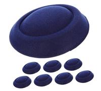 SOIMISS 8pcs Teardrop Fascinator Hat Base Small Hostess Pillbox Hats for DIY Hair Accessories Women Wedding Craft Supplies Comfortable EVA Material