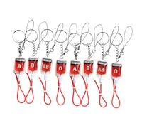 SOIMISS 8pcs Type Keychain Pendant Unique Hanging Keychains for and Phones Fashionable Accessory with Stylish Design Compact and Lightweight for Daily Use Ab O