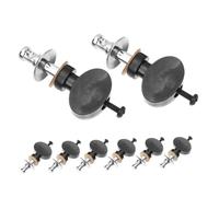 SOIMISS 8pcs Ukulele Tuning Pegs Metal Precision Guitar Replacement Accessory Ergonomic Small Round Knobs for Stable Sound and Comfortable Grip Compatible with Various Ukulele Models