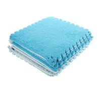 SOIMISS 8pcs Washable Guinea Pig Mats Small Pets Sleeping Pads Soft Reusable Cage Liners for Hamsters Hedgehogs Rats Ferrets Winter Bedding Cushions Blue