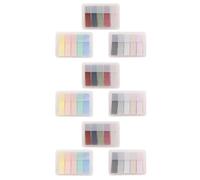 SOIMISS 9 Sets Adhesive Sticky Book Tabs Colored Index Tabs 1.5 X 0.5 Inch Tearable Referencing Pet Material for Work and Reading Notes