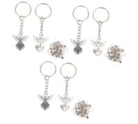SOIMISS 90pcs Angel Keychains Portable Metal Key for Showers Weddings Parties Elegant Decorative Favors Thank You Tags Lightweight Key Holders