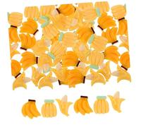 SOIMISS 90pcs Scale Miniature Resin Bananas Realistic Lifelike Fake Fruit Models for Dollhouse Accessories and Fairy Garden Decorations Stable Material Multipurpose Mini Fruit Sculptures