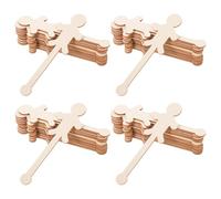 SOIMISS 90pcs Unfinished Wooden People Cutouts for Crafts Natural Girl Shapes for DIY Painting Crafting Holiday Party Decorations and Creative Art Projects