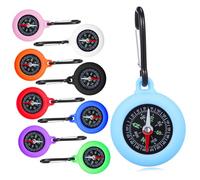 SOIMISS 9pcs Handheld Navigation Tool with Carabiner for Hiking Camping and Mountaineering Adventures