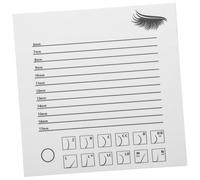 SOIMISS Acrylic Lash Extension Display Tray Large Lash Storage Board for Women Professional Eyelash Extension Supplies with Transparent Makeup Pallet