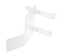 SOIMISS Adjustable Acrylic Turtle Ramp with Enhanced Load Bearing Large Floating Basking Platform for Deep Water Tanks Spacious Dock for Turtles to Move Freely and Easy Installation