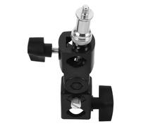 SOIMISS Adjustable Flashlight Clamp Umbrella Stand Adapter for Photography with Tripod Mount Suitable for DSLR and Studio Lighting Equipment