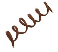 SOIMISS Adjustable Pu Leather Hair Tie with Wire, Creative and Sturdy Ponytail Holder for Girls and Women, Shaped and Secure Hair Wrap in Brown, for Everyday Use