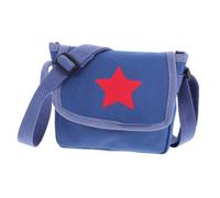 SOIMISS Adjustable Retro Canvas Messenger Bag with Star Pattern Durable School Purse for Boys for Travel and Daily Use