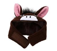 SOIMISS Adorable Donkey Ear Pet Cap Soft Cotton Small Animal Hat for Cats Puppies Guinea Pigs Hamsters Cozy Party Costume Warm Headwear for Halloween Christmas Photo Taking