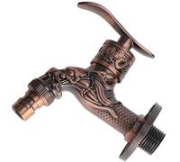 SOIMISS Antique Wall Mount Faucet Vintage Style Water Fixture for Kitchen Bathroom and Washing Machines Easy Installation Durable Metal Construction for Sinks and Bathtubs