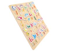 SOIMISS Arabic Alphabet Puzzle Board Educational for Interactive Early Learning Tool for Preschoolers Promotes Cognitive Development and Language Skills Arabic Letters Matching Game for