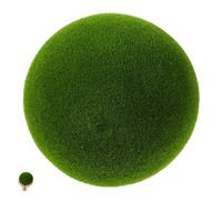 SOIMISS Artificial Moss Ball Decorative Foam Sphere 20cm Green Glossy Surface Hanging Ceiling Ornament for Home Décor and Craft Projects