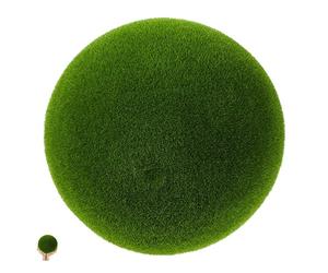 SOIMISS Artificial Moss Ball Decorative Foam Sphere 20cm Green Glossy Surface Hanging Ceiling Ornament for Home Décor and Craft Projects