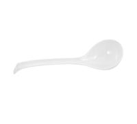 SOIMISS Asian Long Handle Soup Spoon Dishwasher Microwave Safe Ceramic Ladle for Ramen Wontons and Asian Dishes Versatile Serving Spoon