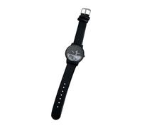 SOIMISS Astronaut Display Wristwatch with Leather Belt, Black Alloy | Safe Precise Movement, Classic Versatile Style, Women Men Student Couple Use
