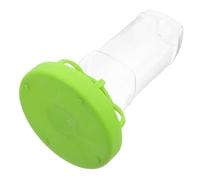 SOIMISS Automatic Feeding Box Bird Cage Feeder Labor-saving Time-saving Abs Material Light Green Portable Design for Bird Cage Use Suitable for Parrot