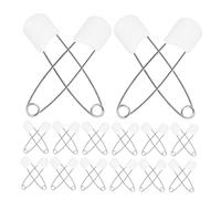 SOIMISS Baby Safety Pins and Reusable Pp 30 Pcs for Diapers Made of Zinc Alloy Reliable Multi-use Diaper Pins Suitable and Baby Necessities