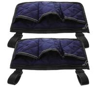 SOIMISS Bag Pp Strips Wheelchair Side with Armrest 2pcs Reflective Storage Organizer Or for Made of Sturdy Polyester Pongee and Cotton Walker Travel and Indoor Use